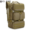 Tactical Multifunctional Travel Bag with Padded Backpack Shoulder Straps Duffel Bag Hiking Backpack
