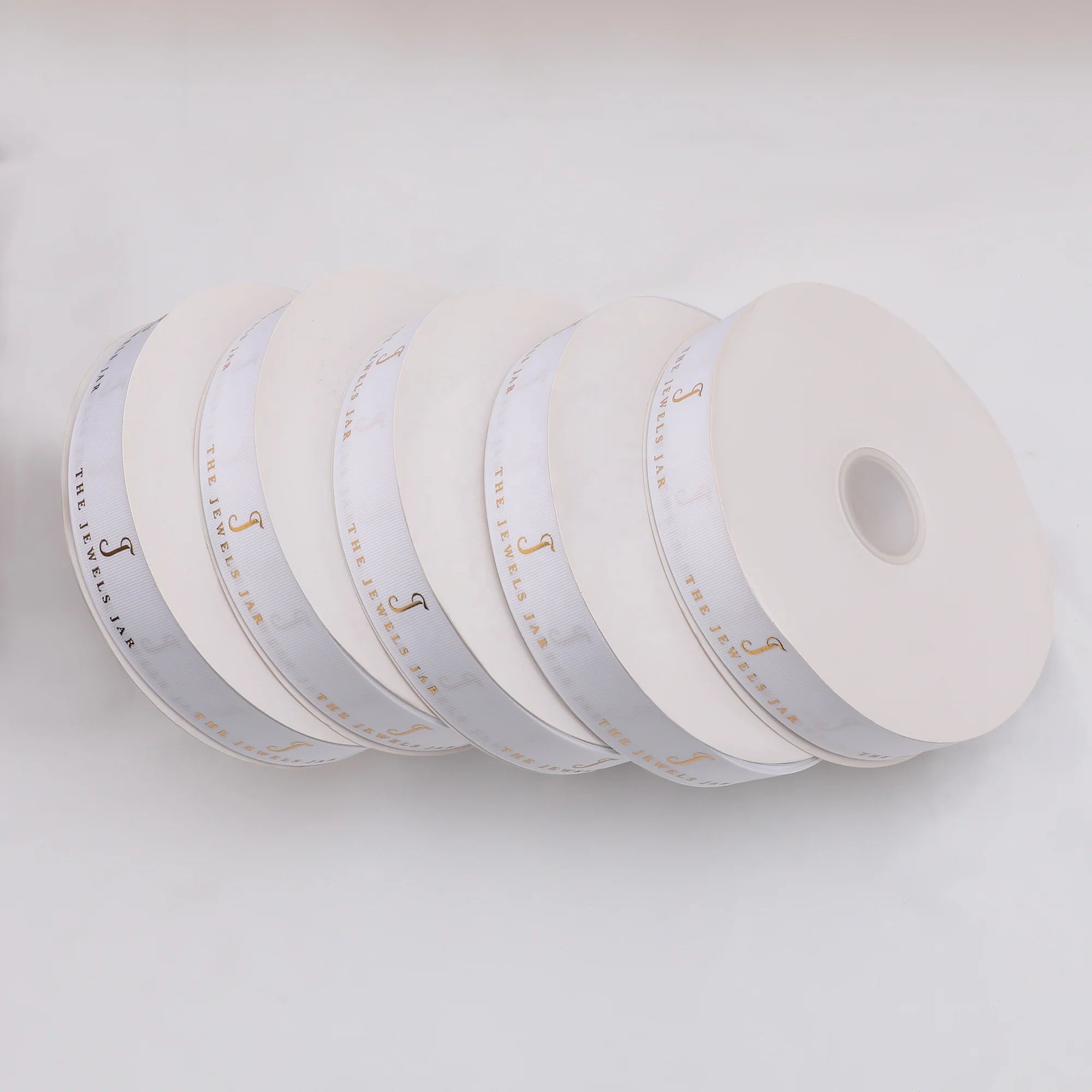 PUPPYSEW Custom Ribbon with logo Corful Soiled Printed  Personalized logo  Ribbon   Box Gift  Packing Ribbon with logo