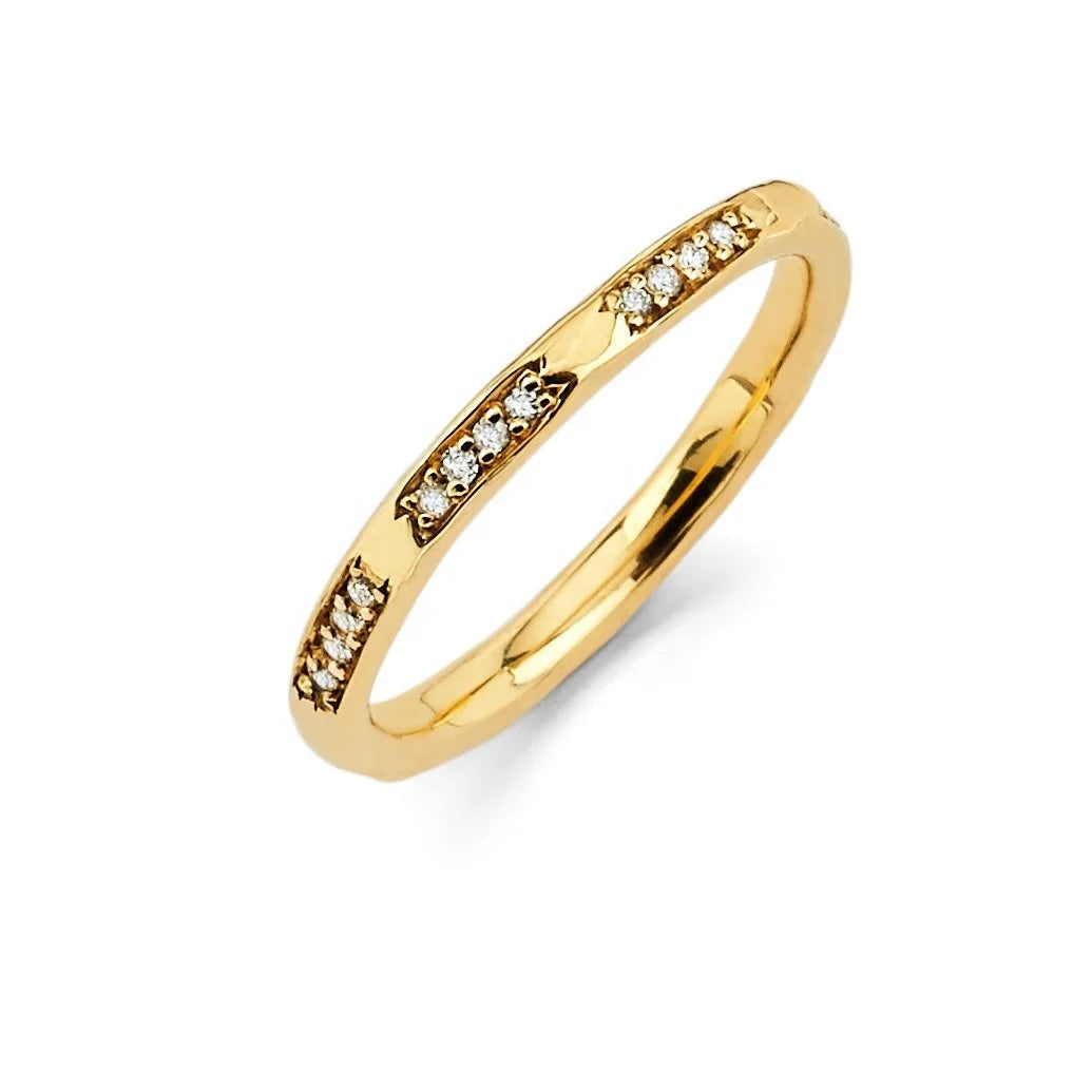 LOZRUNVE Custom Jewelry Manufacturer Sterling Silver Hammered Flower Trend Ring Women