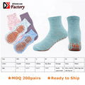 Wholesale Sport Custom Trampoline Socks Grip Socks Kids Children Adults Non slip Anti slip Trampoline Jump Grip Sock