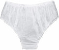 Womens Nonwoven Underwear Mid Waist Full Coverage Briefs Soft Breathable Panties for Travel Hotel Spa and Hospital Stays
