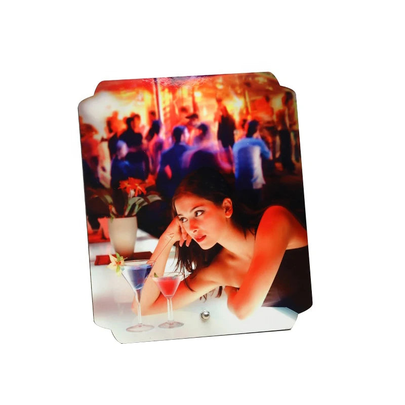 Fastsub White Coated Glossy 6-Color Sublimation Photo Frame BT-06 Custom Sized MDF Wood Home Decorative Tabletop Picture Frame