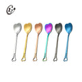 Wedding Heart Shape Tea Coffee Spoon Stainless Steel Yogurt Dessert Cake Spoon