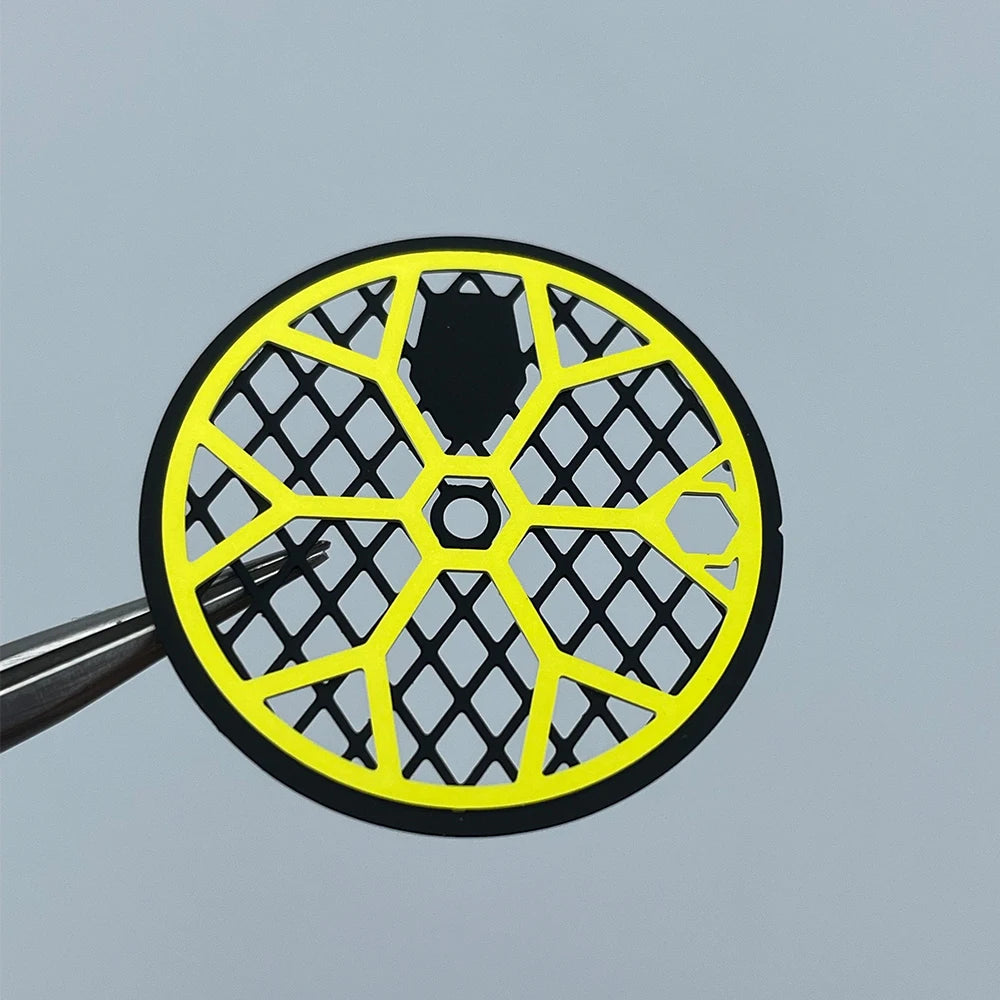 Factory Direct 28.5mm Brass Watch Dial Parts Drop Shipping Japan NH34/35/36 Modified Hollow Double Layer Yellow SKX007 Model