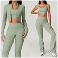 5Pcs Wholesale Custom Girls Athletic Workout Sports Wear Gym Active Wear Fitness Yoga Sets Fitness Clothing Women