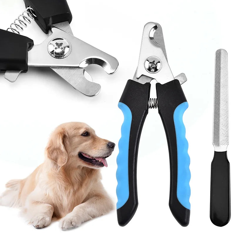 Pets Toe Painless Safe Stainless Steel Cat Dog Pet Nail Trimmer Clipper Scissors Cutter With Grinder 2024