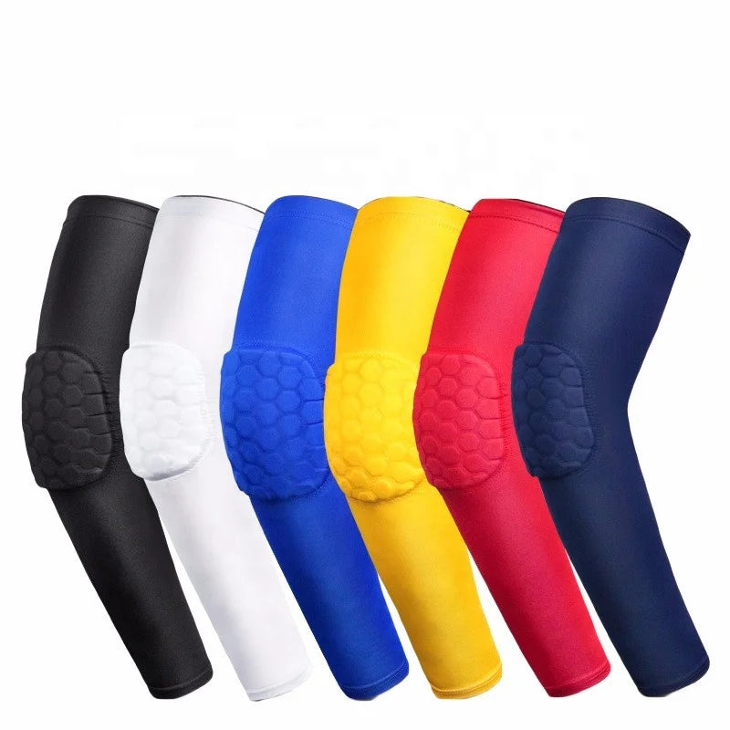 Hot Selling Basketball Soccer Anti-Collision Honeycomb Knee Pads Leg Sleeve Knee Sports Compression Pads Sleeve