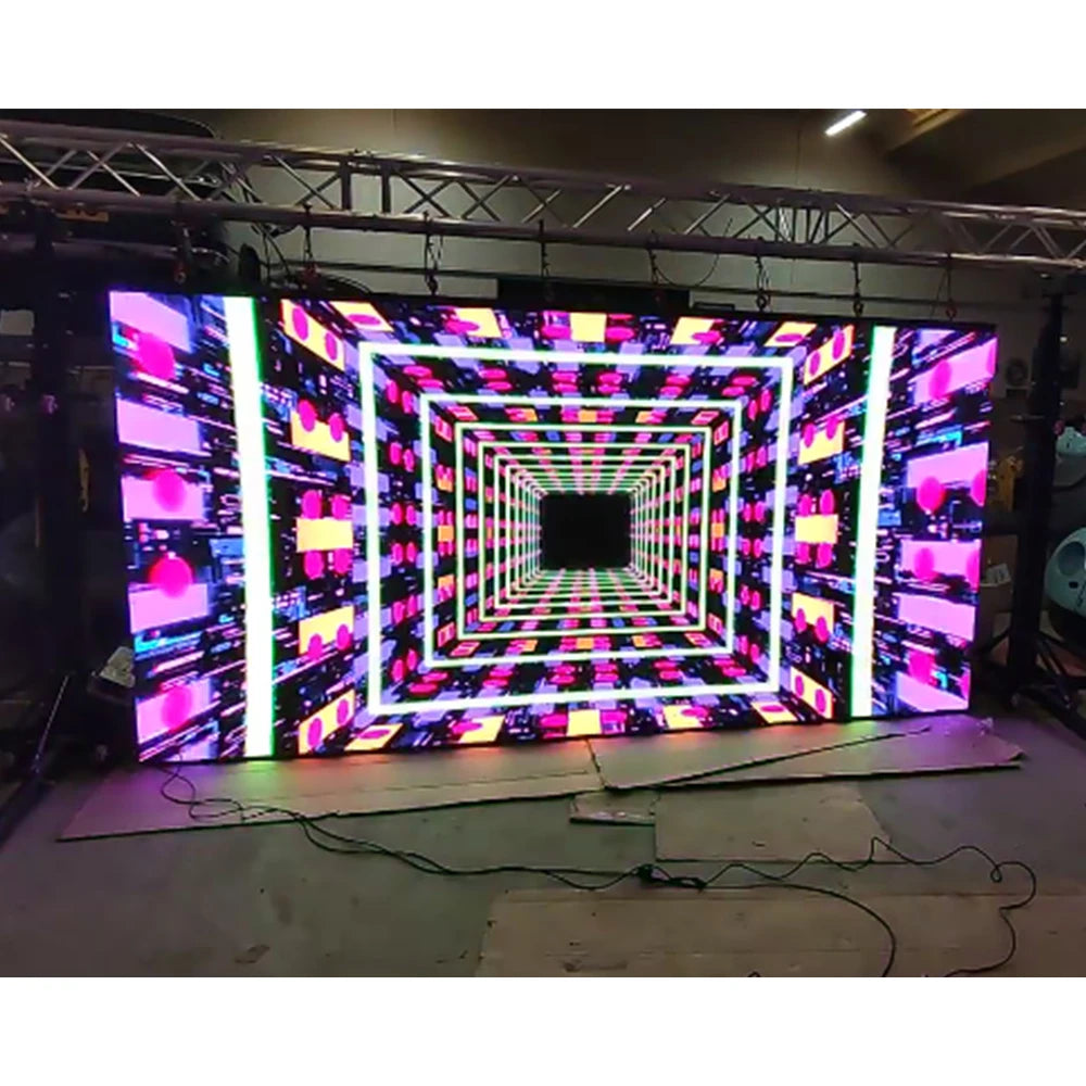 RAYBO P3.91 Indoor LED Display Screen High-Definition Portable LED Video Wall One-Stop Solution for Event Backgrounds