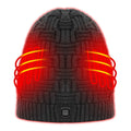 Rechargeable Battery Operated  Heated Hat Men Women Winter Heating Hat Cold Weather Thermal Beanies Heated Hat