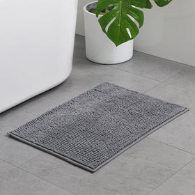 Home Luxury Chenille Bath Mat Rug for Entrance & Bathroom Use Non-Slip Water Absorbent Eco-Friendly Machine Made