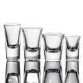 Custom Logo Glass Shot Glass 30Ml/1Oz Bullet Shot Glass Cup Custom Shot Glasses