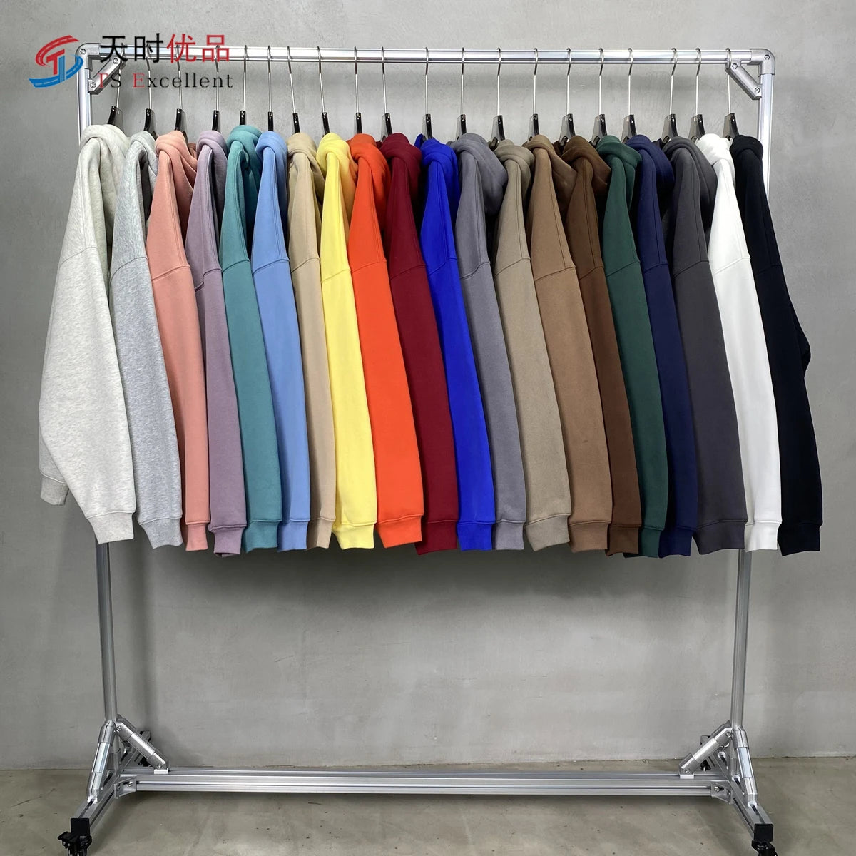DTG Screen Printing Custom Logo Drop Shoulder High Streetwear Pullover Hoodie Digital Graphic Printing Hoodies Sweater for Men