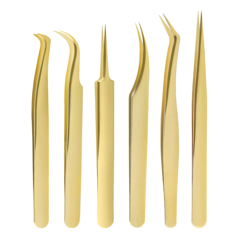 High Precision False Eyelash Tweezers Eyelash Clip for Beginners Makeup Artist Grafting Eyelash Special Set Tweezer Set