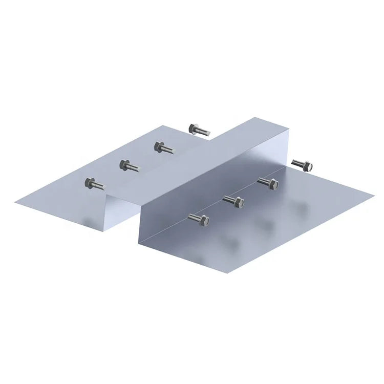 Yuens Solar Flat Roof Aluminum Ballast Pan With Screws for Panel Mounting Bracket Adjustable Solution System