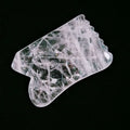 2026 Gems Hot Sales Bian Stone Nephrite Guasha Scraping Massage Green Jade Clear Quartz Gua Sha Set