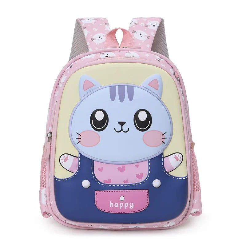 Girls Kindergarten Kids 3D Zoo Animal School Backpack Children's School Bag