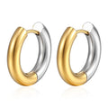 4mm 10mm 12mm 14mm Stainless Steel Hoop Earrings Hypoallergenic Earring Findings Plated Huggie Earring Hoops