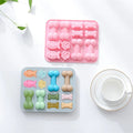 12-Cavity Silicone 3D Bone Fish Paw Chocolate Mold for DIY Baking Cookie