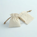 Custom Printed Drawstring Linen Fabric Bag Dust String Pouch Small Jewelry Logo Printed Gift Cotton Drawstring Bag