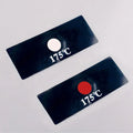 Waterproof Adhesive Labels Sticker Self Pvc Stickers Self-Adhesive Vinyl Custom Time Indicator Freeze Thermo Temperature Label