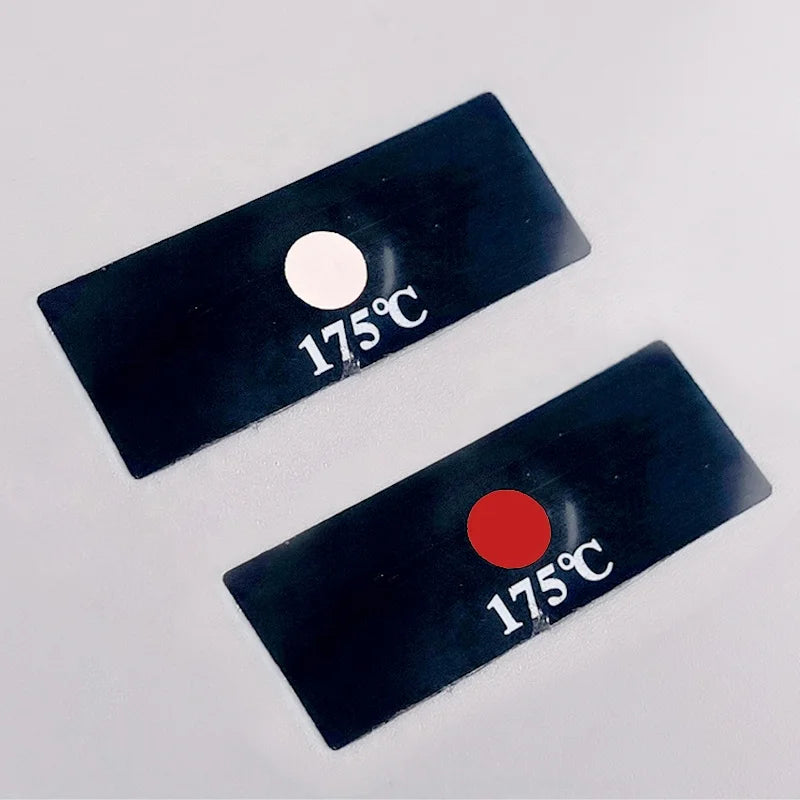 Waterproof Adhesive Labels Sticker Self Pvc Stickers Self-Adhesive Vinyl Custom Time Indicator Freeze Thermo Temperature Label