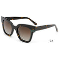 Hot Selling Unisex Black Acetate Sunglasses Custom Logo Luxury Polarized Sunglasses Tac Lens Sun Protective Shades