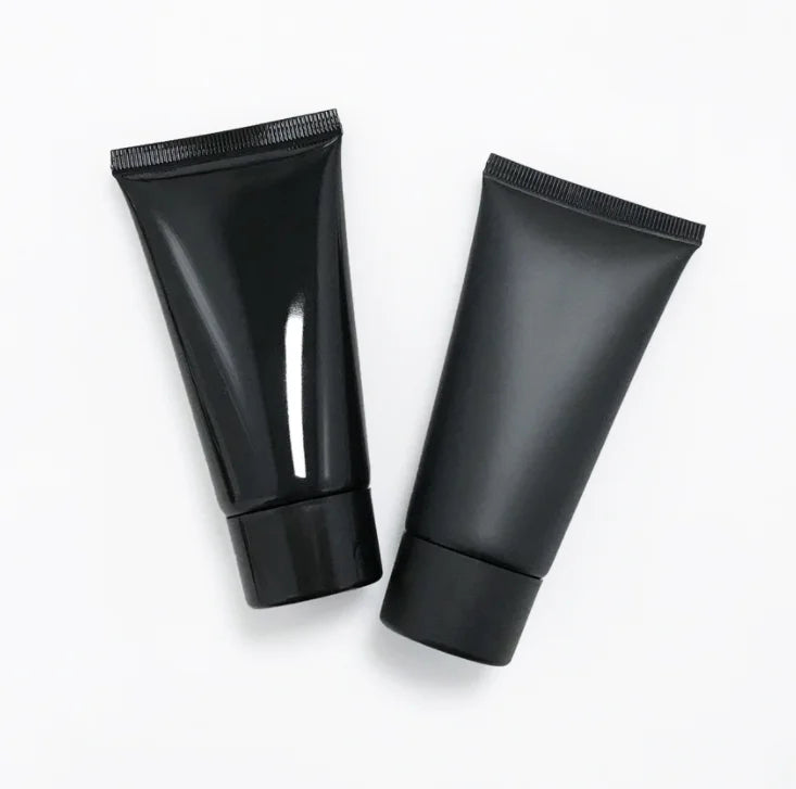 Empty Black PE Plastic Suncream Tube 30ml 50ml 80 100150ml 2oz 3oz 4oz 8oz with Screw Cap/flip Top Cap Hand Cream Cosmetic Tube