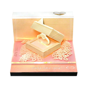New Promotional Gift Notepads Laser Cut 160 Sheets Ring Case Block Note Custom Logo Printed Notes Paper Memo Pad