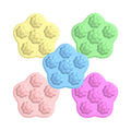 SHT New 6-Grid Flower Silicone Disposable Mould with Lid Hand Wash Only for Homemade Cake