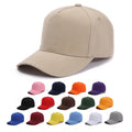 Wholesale Plain 5 Panel Baseball Caps Structured Solid Color Casual Sport Hats