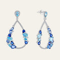 YH JEWELLERY Custom Oem Fine Jewelry Korean Luxury 925 Sterling Silver Studs Women Drop Earrings for Women Wedding Party