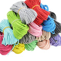 Polyester Elastic String Cord High Tenacity Stock Supply Colorful Rubber Garment Accessories Custom Elastic Clothing Elastic