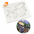 AK New Mushroom Shape Silicone Fondant Cake Mold Cake Decorating Tools Silicone Chocolate Sweet Mould DIY Sugar Craft Clay Molds