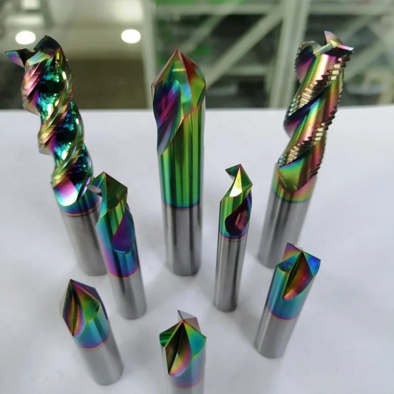CHENGZHEN HRC60 3-Flute Carbide Roughing End Mill - High Precision â‰¤0.005mm Aerospace Aluminum CNC Tool RoHS Certified