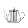 Premium 600ml Borosilicate Glass Tea Infuser Set Luxury Modern Stovetop Safe Removable for Coffee Tea Drinkware for Hotels