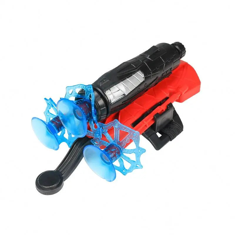 Cosplay Spider Man Launcher Wrist Toy Soft Bullet Gun Stick to the Wall Spider Man Props Gift Kids Toy