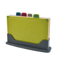 4-Piece PP Plastic Combinatorial Cutting Board Set with Stand Kitchenware Usage