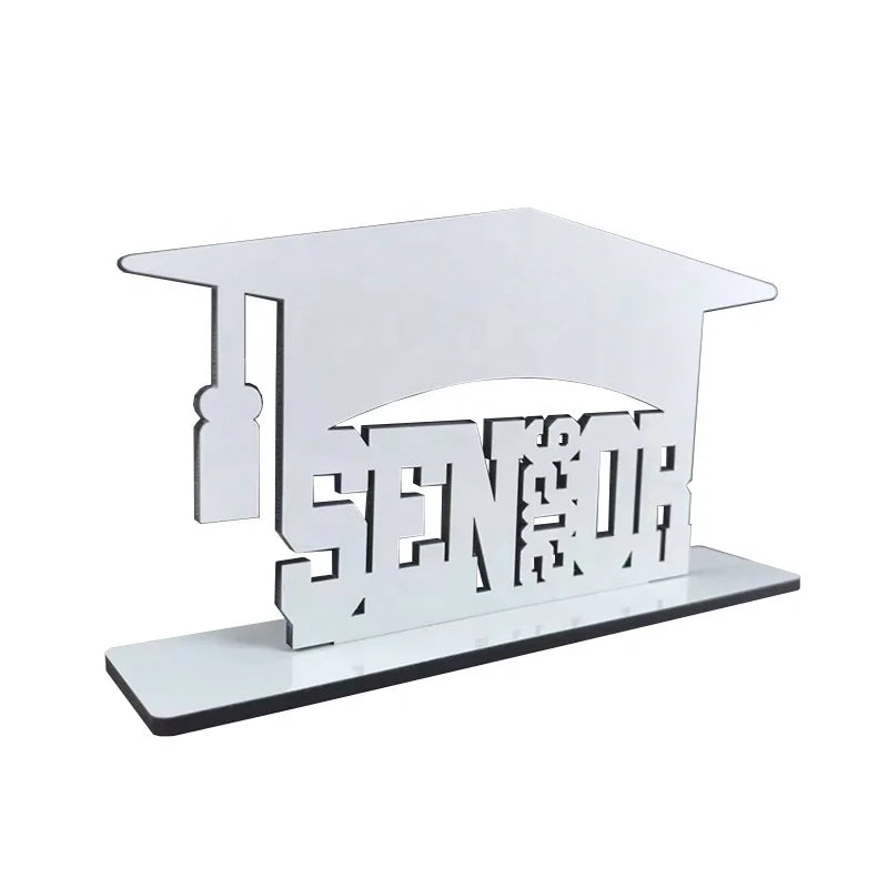 DIY Graduation Photo Frame Logo Printable Senior 2026 Media Sign Sublimation Blank Senior 2026 Plaque