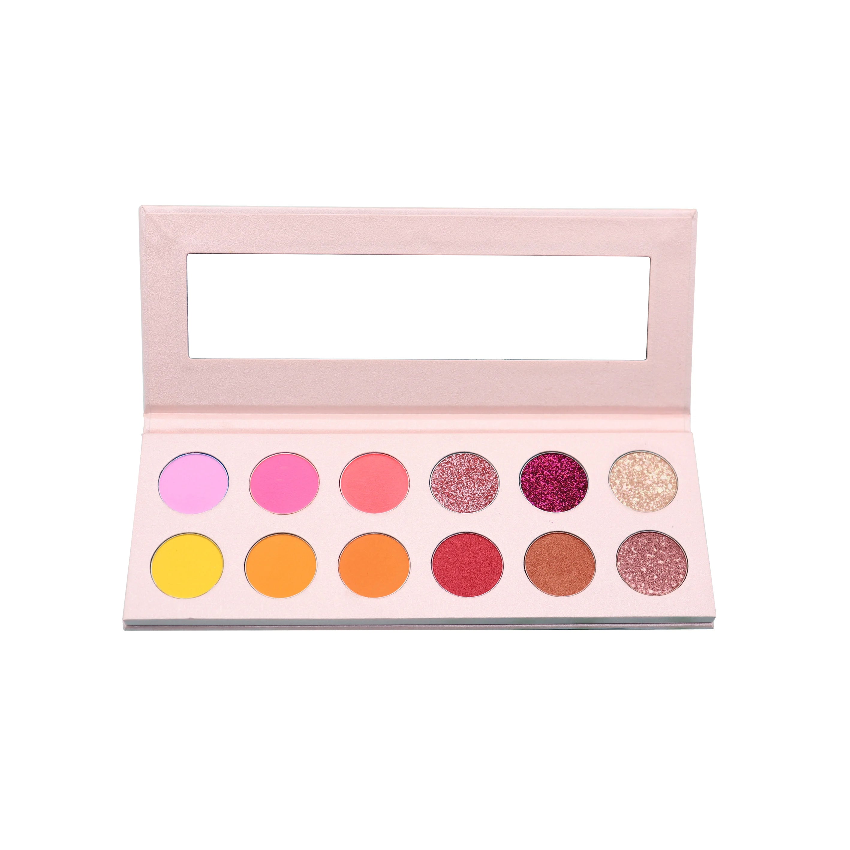 12 Colors Eyeshadow Private Label Eyeshadow Palette Packaging Custom Pastel Eyeshadow