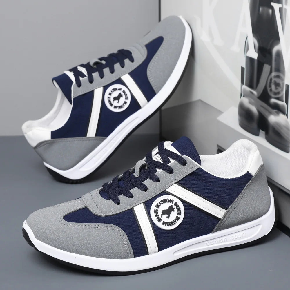 Men Breathable Running Shoes Stylish Shoes for Men Red Shoes Man