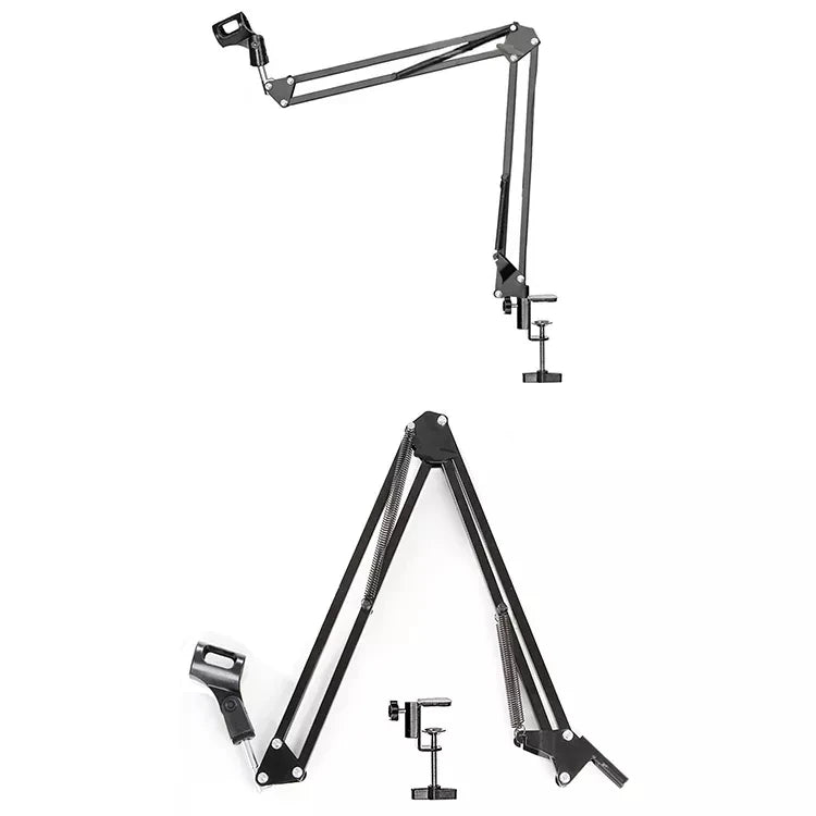 Living Show Flexible Arm Desktop Table Mic Arm Stands Adjustable Microphone Holder Stand