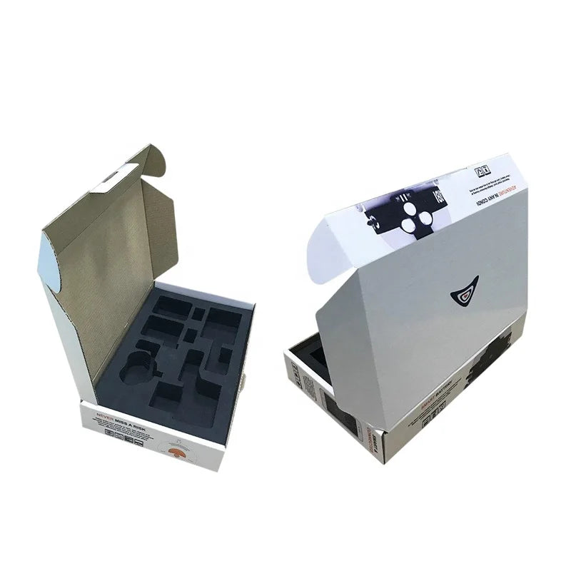 Custom Lightweight Eco-Friendly Corrugated Cupboard Box With Sponge Lining Recyclable Cardboard Mailer Paper Packaging Solution