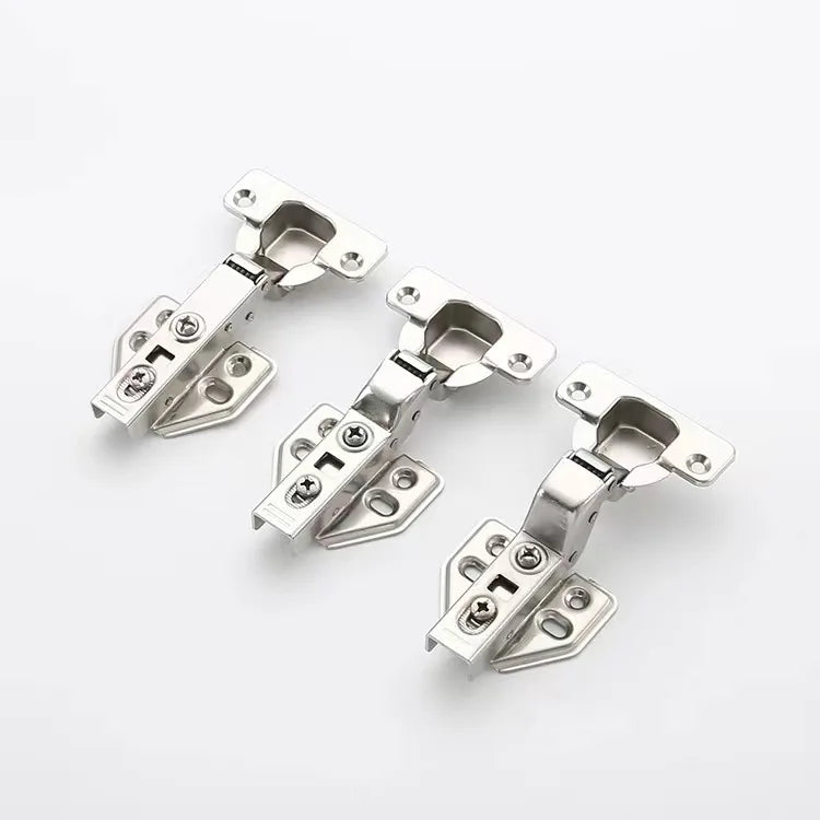 Furniture Hardware 2d 35mm Stainless Steel Hydraulic Damping Buffer Soft Closing Cabinet Wardrobe Door Adjustable Hinge