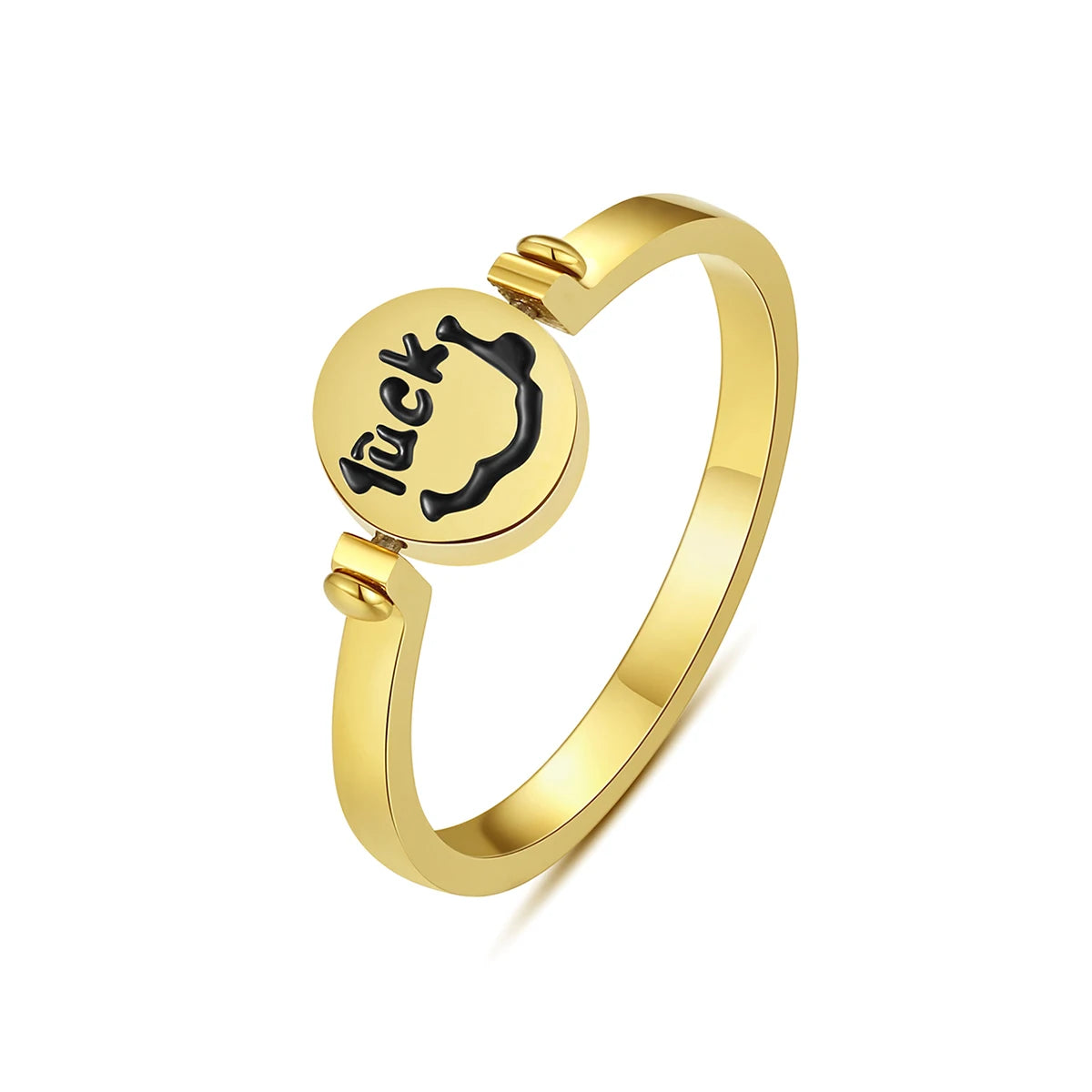 SP-LAM Double Face Girls Finger Geometric Jewelry Female Fashion 2021 Sea Shell Stainless Steel Rings