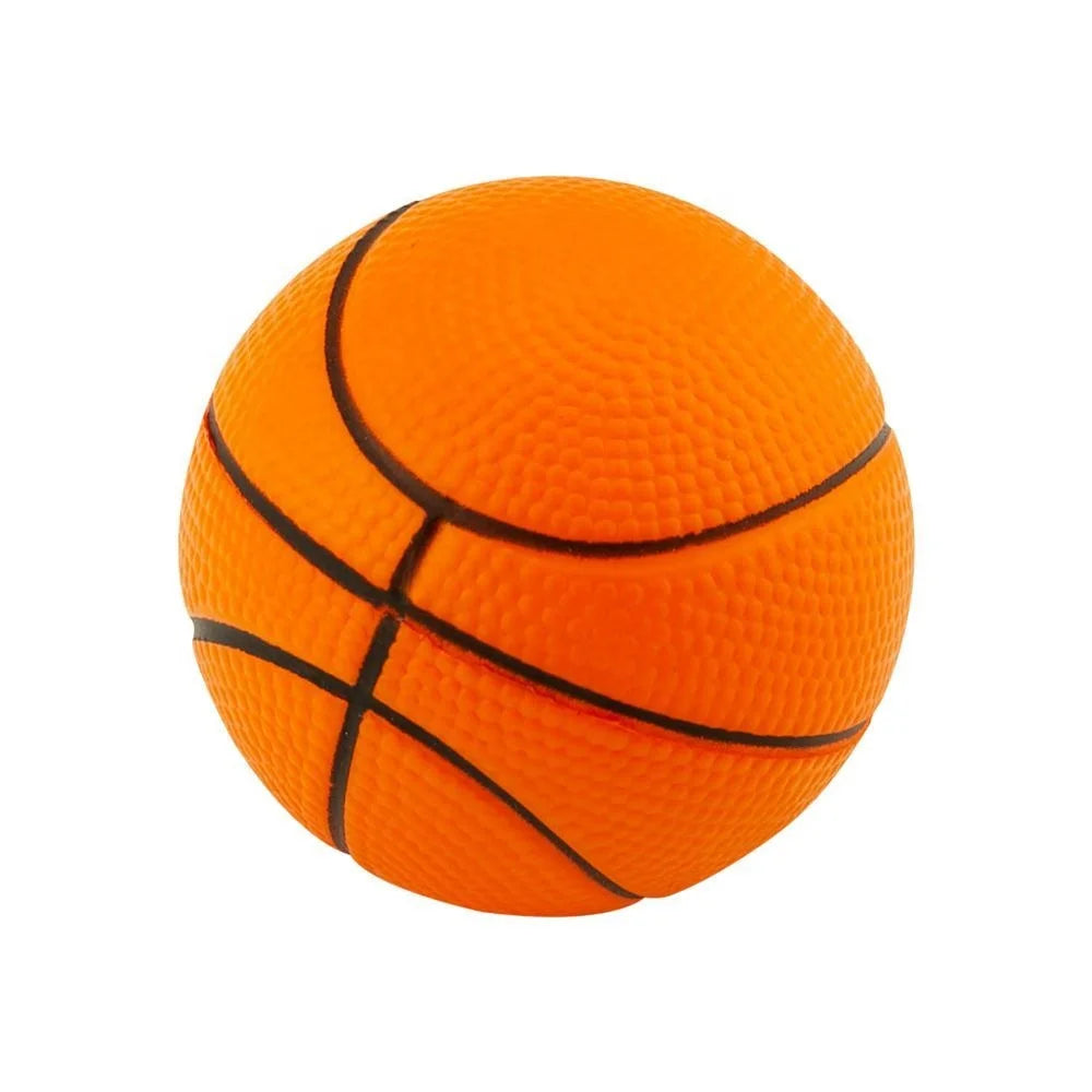 PU Foam Stress BASKET BALL Shaped Custom Logo Promotional Gifts SB020 Stress Relieve Ball Stress BASKET BALL in Stock