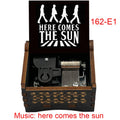 Antiques Gifts Boutique Wooden Music Box Here Comes the Sun Mechanical Music Box Anime Fan and Friend Gift