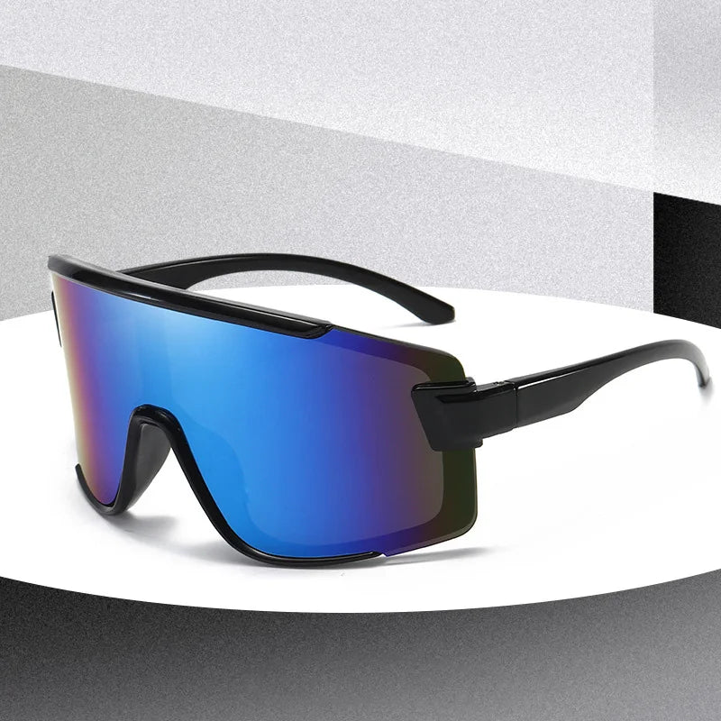 Hot Selling New Outdoor Sport Sunglasses with Windproof PC Frame Big Frame Cycling Glasses