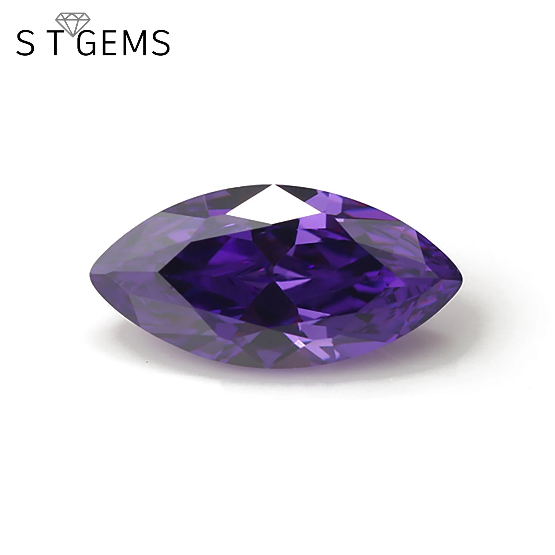 Marquise Shape Gems Violet New Color CZ Stone Cubic Zirconia for Jewelry Making
