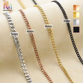 Manufacture Price Gold Plated Stainless Steel Link Chain for Jewelry Making 3mm 4mm 5mm Necklace Cuban Chains Unisex