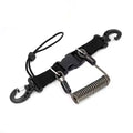 Dropshipping Customize Logo Colorful Spring Tool Lanyard Snap Coil Spring Key Lanyard for Underwater Sports Swimming Surfing